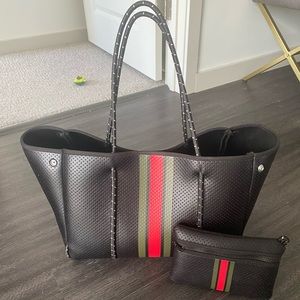 Haute Shore Neoprene Tote Bag & Wristlet